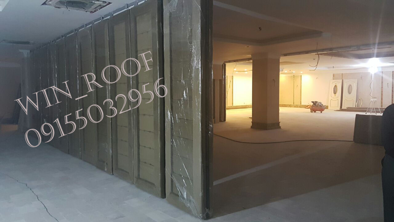 دیواره جداکننده برای تقسیم سالن هتل میثاق دیواره جداکننده برای تقسیم سالن هتل میثاق
